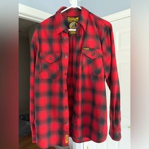 Dixxon x Black Rifle Coffee BRCC Fireside Flannel Red